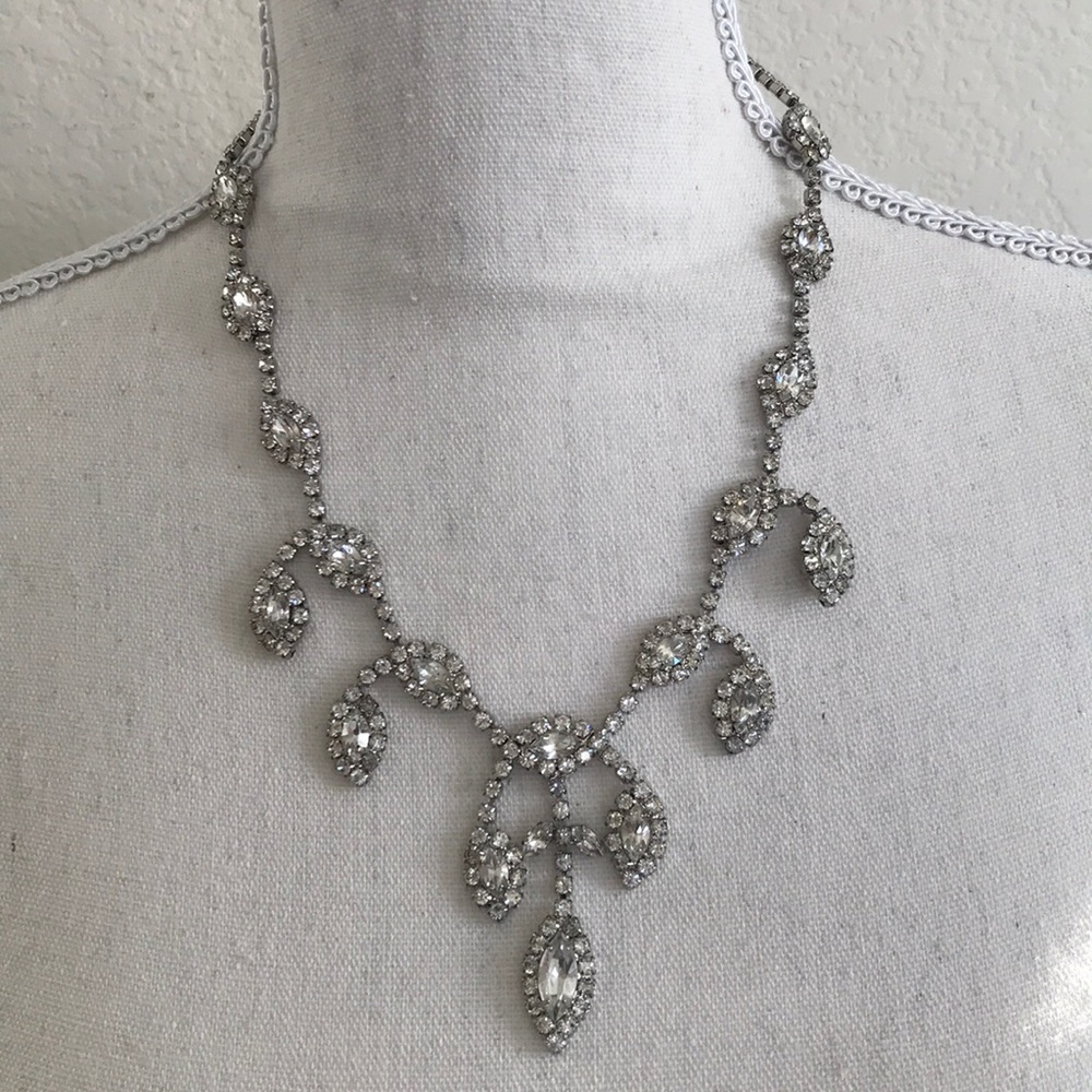Elegant Rhinestone Adjustable Necklace